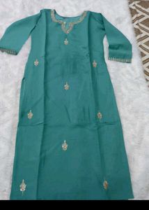 Beautiful Teal Kurta Set with dupatta