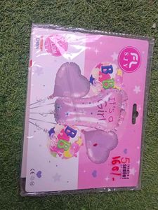 It's a Girl Balloon Set - New in Package