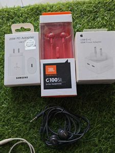 Samsung &amp; Apple Chargers &amp; Earphones