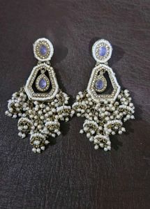 Statement Pearl Drop Earrings