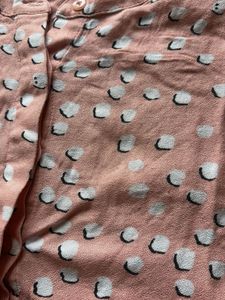 Floral Print Button-Down Top