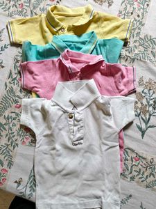 Baby Polo Shirts - Pack of 4