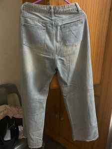 Light Wash Wide Leg Jeans