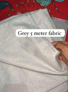 Grey 5 Meter Fabric for Dressmaking