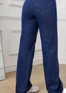 Women Jean Boyfriend Straight Fit High-Rise Stretc