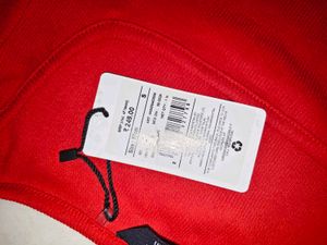 Red Cropped Square Neck Top