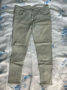 Trendy Olive Green Jeans