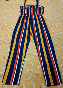 Striped Jumpsuit for Women