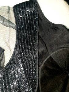 brand new unused Sparkling Black Sequin Top