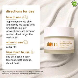 Plum 1% Prebiotic Oat &amp; Allantoin All-Day Moisturi