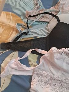 Combo Of  Five  Imported Fabric Bra pantys