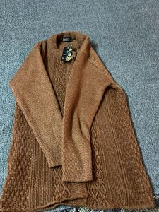 Cozy Brown Knit Sweater