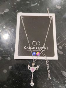 Angel Heart Pendant Necklace