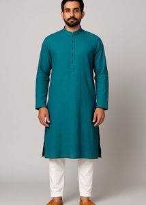 Men's Teal Kurta