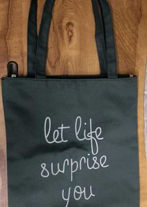 Stylish Tote Bag - Let Life Surprise You
