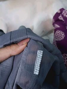 Chic Grey Striped Tunic Top