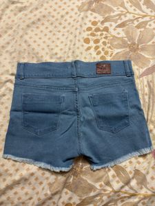 High Waisted Denim Shorts