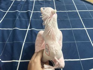Musical Pink Plush Rocking Horse Toy
