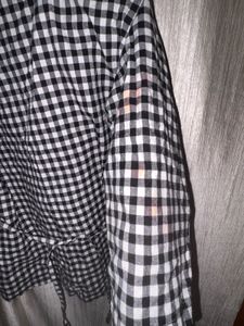 Checkered Button-Down Shirt