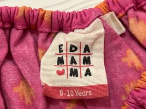 ED-A-MAMMA new Set Of Pink -orange Top And Plazzo
