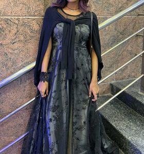 90s Style Pinterest Inspired Black Gown