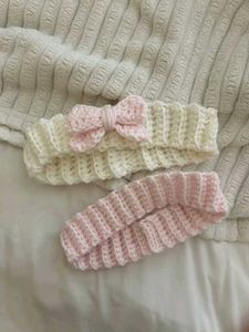 Handmade Crochet Headbands (Set of 2)