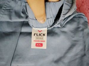 76.Light blue denim cargo pants(XXL)