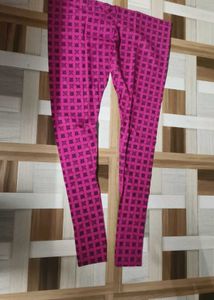 Vibrant Pink Printed Salwar Pants