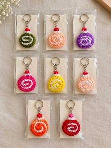 Handmade Crochet Swiss Roll Keychains Each 50