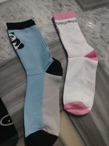 Cute Panda &amp; Heart Socks Bundle