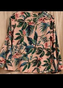 BLUE JEGGINGS FLORAL TOP