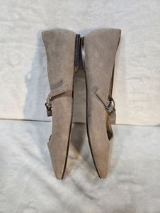 H&amp;M greige Mary Jane flats