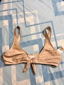 Stylish Tie-Front Bikini Top