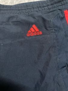 Adidas Navy Track Pants Red Stripes
