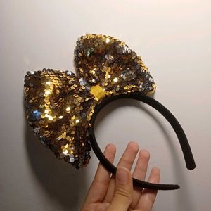 Sparkly Bow Headband