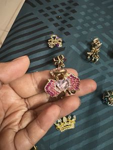 Sparkling Rhinestone Hair Clips Set