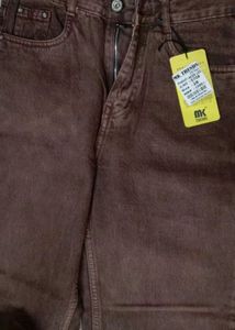 Stylish Wide Leg Brown Pants