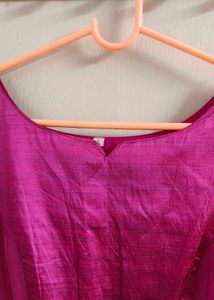 Vibrant Pink Ethnic Gown