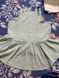 Sage Green Ruffle Hem Tank