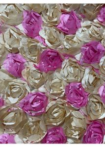 Stunning Floral 3D Rose Embellished Gown