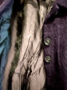 Vintage Purple Wool Coat
