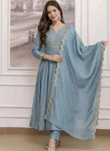 Elegant Embroidered Kurta Set