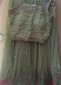 Mint Green Lehenga Choli 😻
