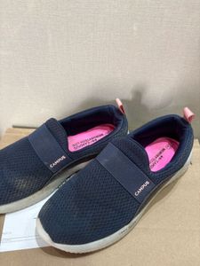Campus Navy Slip-On Sneakers