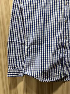 Lacoste Live Blue White Gingham Check Shirt