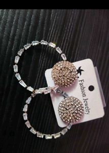 Sparkling Hoop Earrings