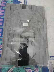 New With Tag Sleeveless Grey Kurta