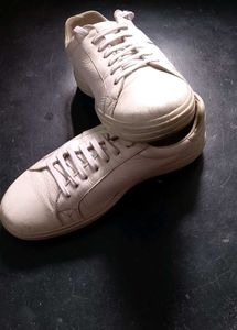 Classic White Leather Sneakers
