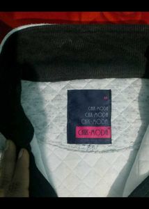 Gray Quilted Zip-Up Jacket