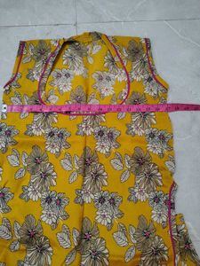 Yellow Floral Lehenga Choli Set